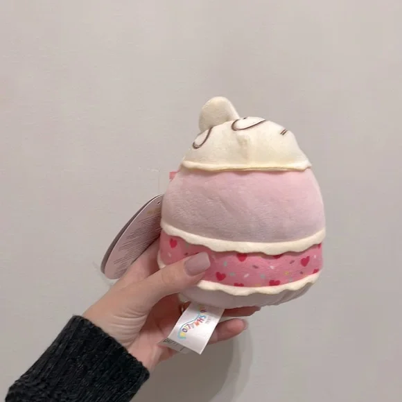 Squishmallows Brinya the Strawberry Sundae 5” - Picture 3 of 7